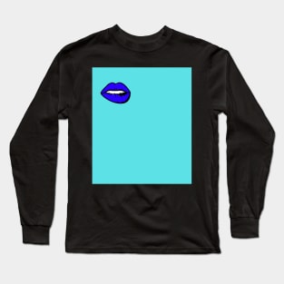 DSMP Blue Lips Long Sleeve T-Shirt